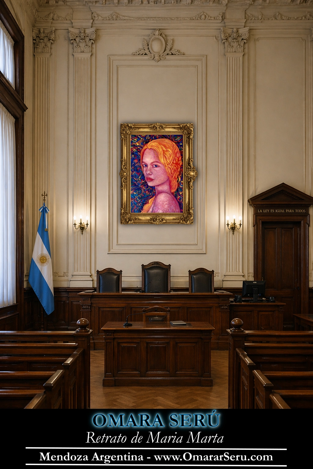 Retrato de Maria Marta — artwork by Omara Seru